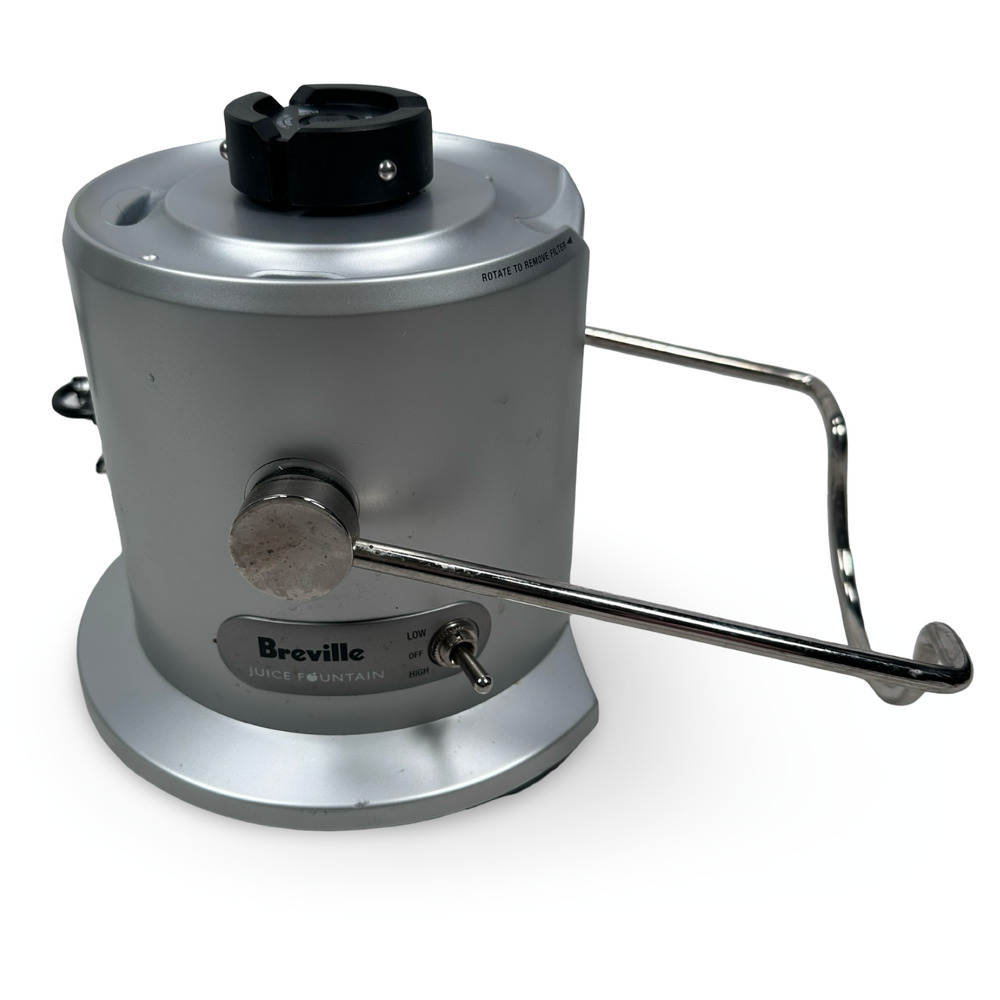 Breville Juice Fountain JE95XL Juicer Base Motor Only Silver Electric 850 Watt